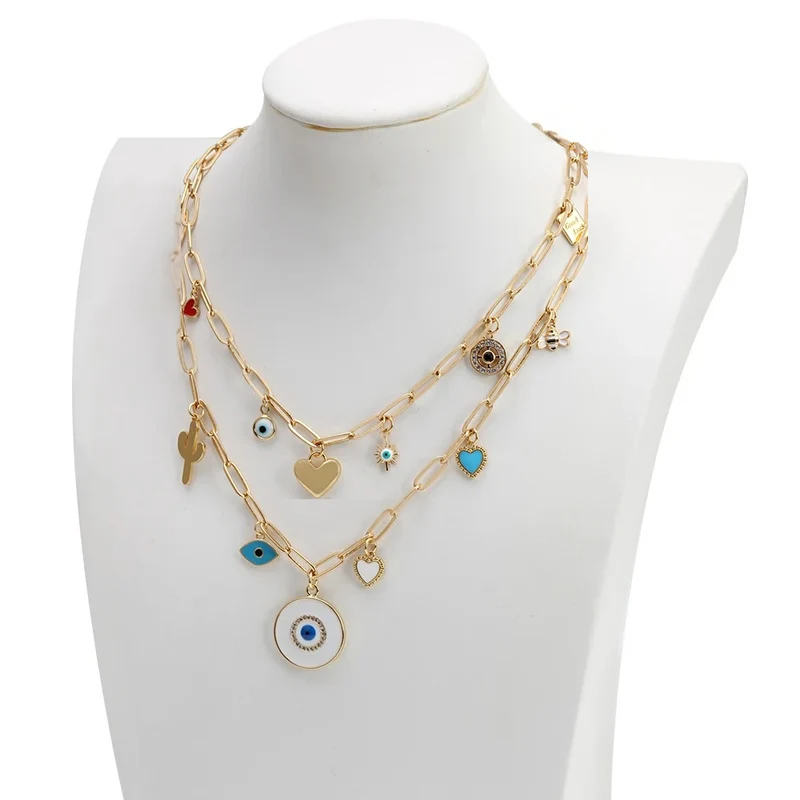 Collier Breloque Œil