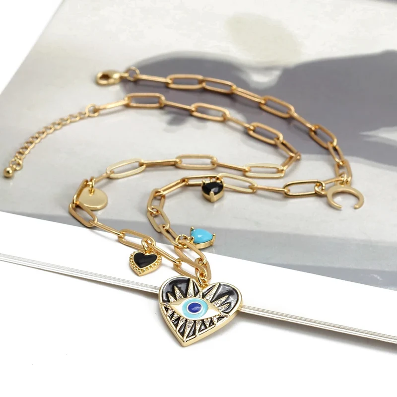 Collier Breloque Mauvais Œil