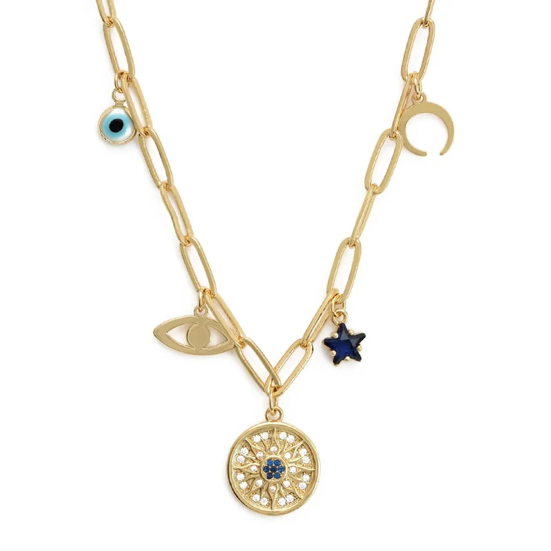 Collier Charms Mauvais Œil