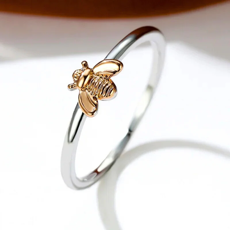 Bague Abeille Or et Argent