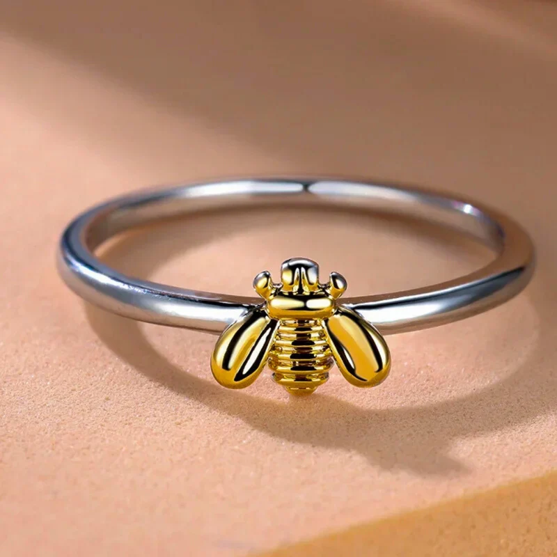 Bague Abeille Or et Argent