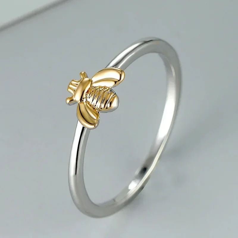 Bague Abeille Or et Argent