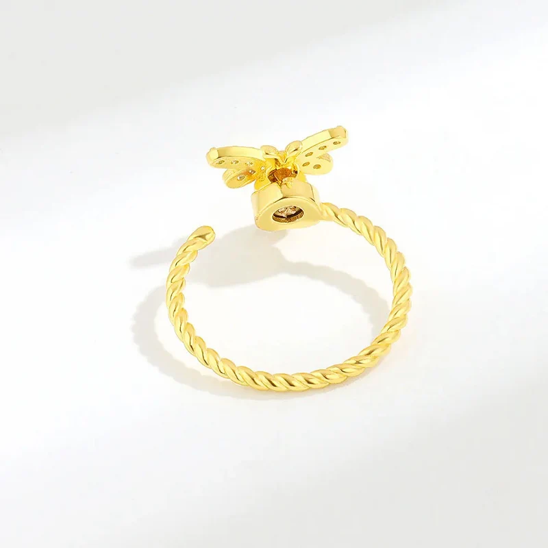 Bague Abeille qui Tourne