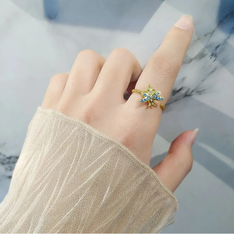 Bague Abeille qui Tourne