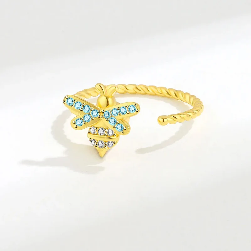 Bague Abeille qui Tourne