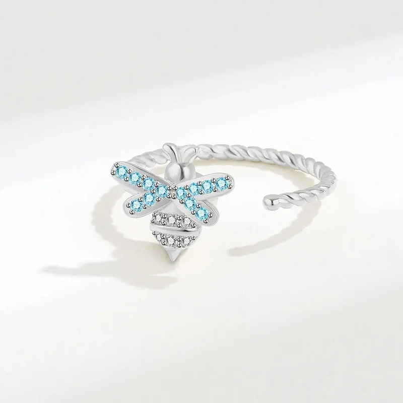 Bague Abeille qui Tourne