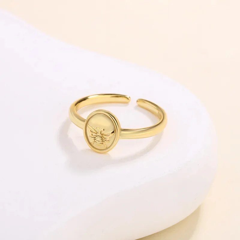 Bague Abeille Acier Inoxydable