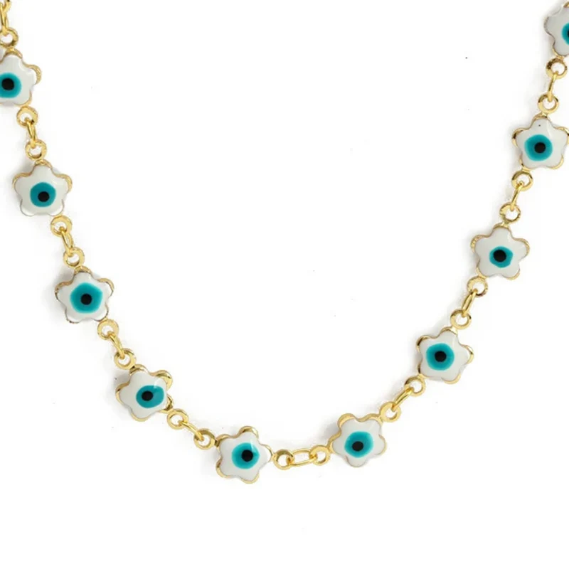 Collier Œil Fleur