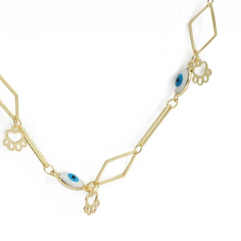 Collier Œil Patte de Chien