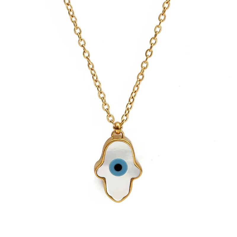 Collier Œil Nacre