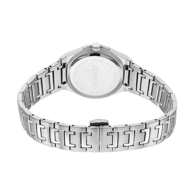 Olympic Momentum Montre Femme Argentée et Bleue OL66DSS026