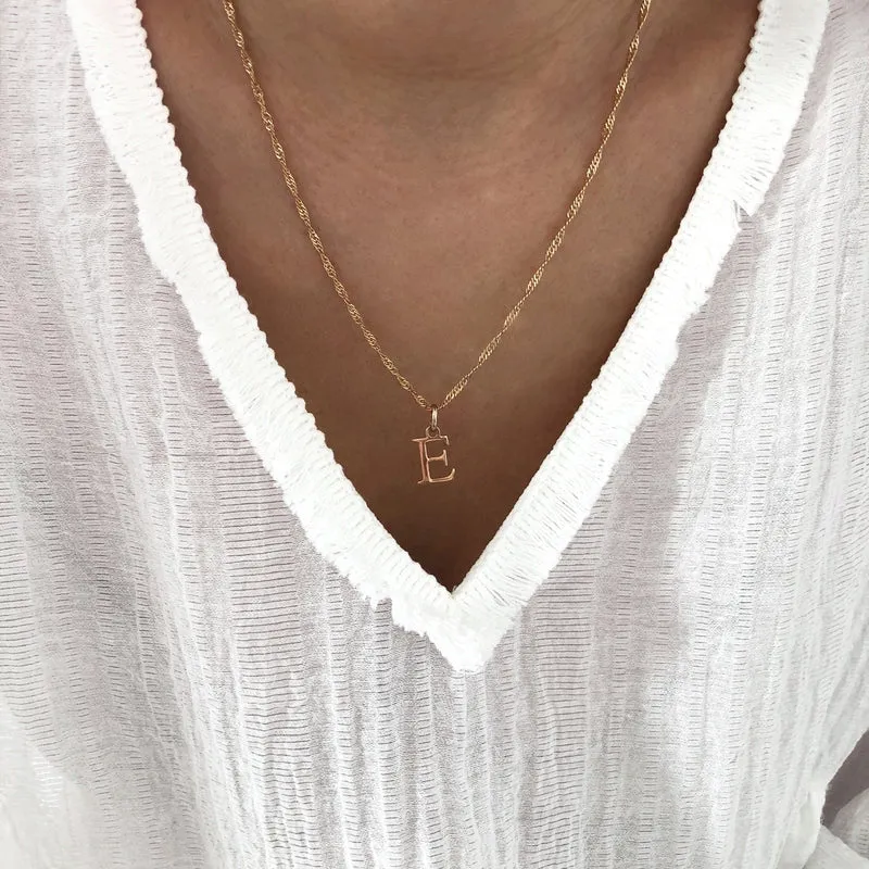 Collier "Alpha" plaqué or