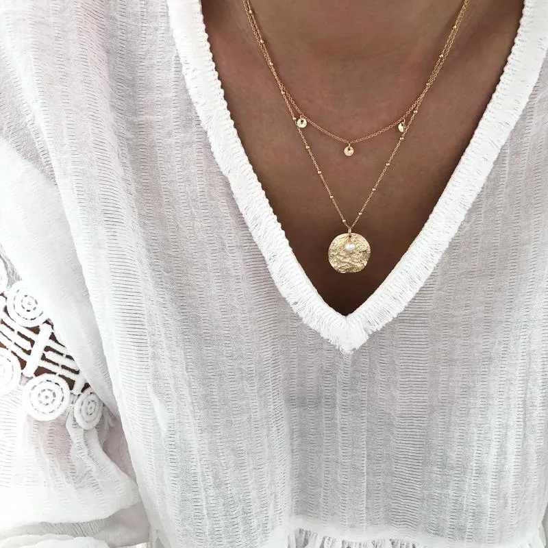 Collier "Ohana" plaqué or