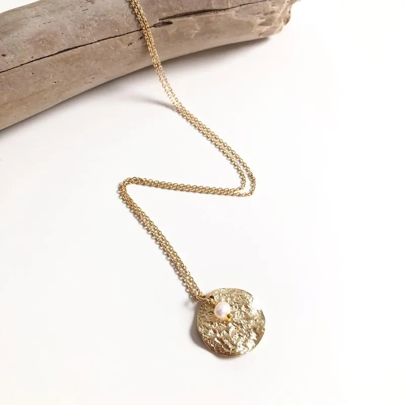 Collier "Oha" Plaqué or