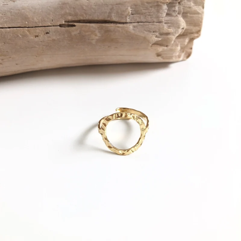 Bague "Cercle" acier