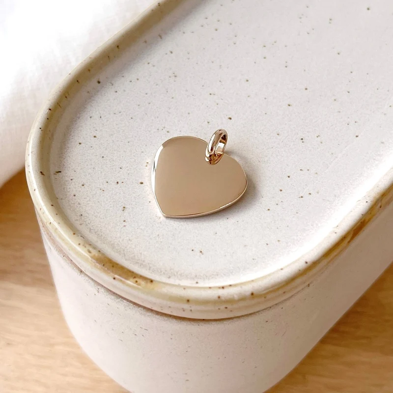 Pendentif "Heart" plaqué or
