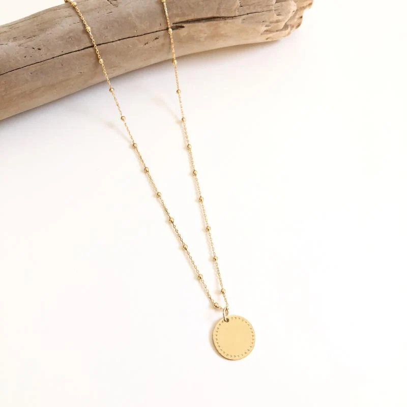 Collier "Mini molia" plaqué or