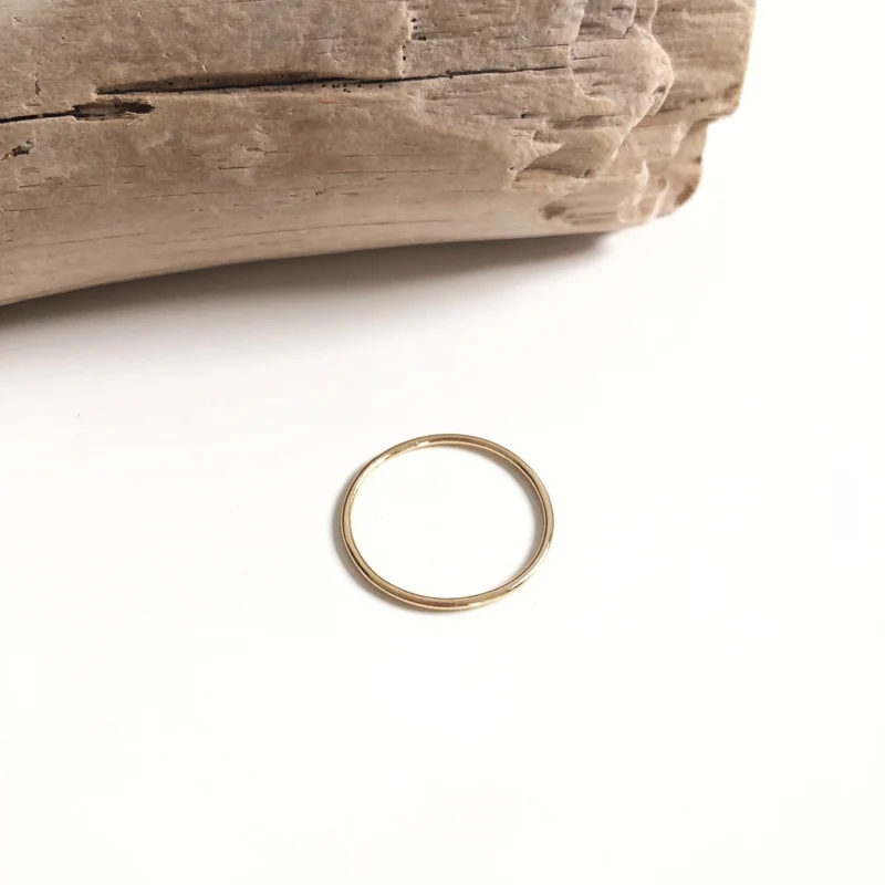 Bague "Finesse" plaqué or