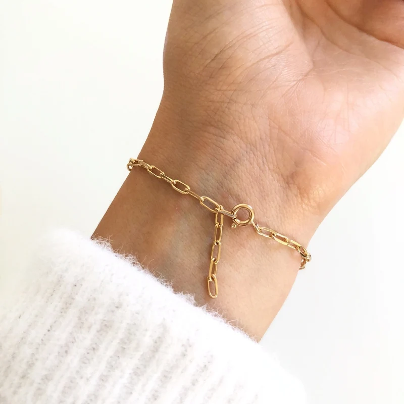 Bracelet "July" plaqué or