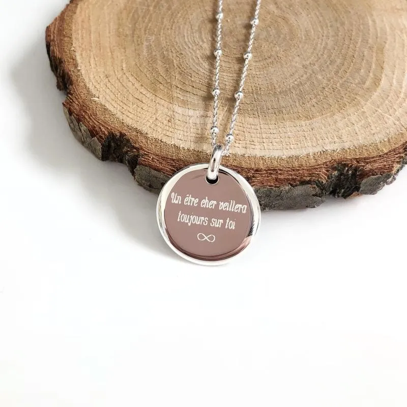 Collier "Médaillon" argent