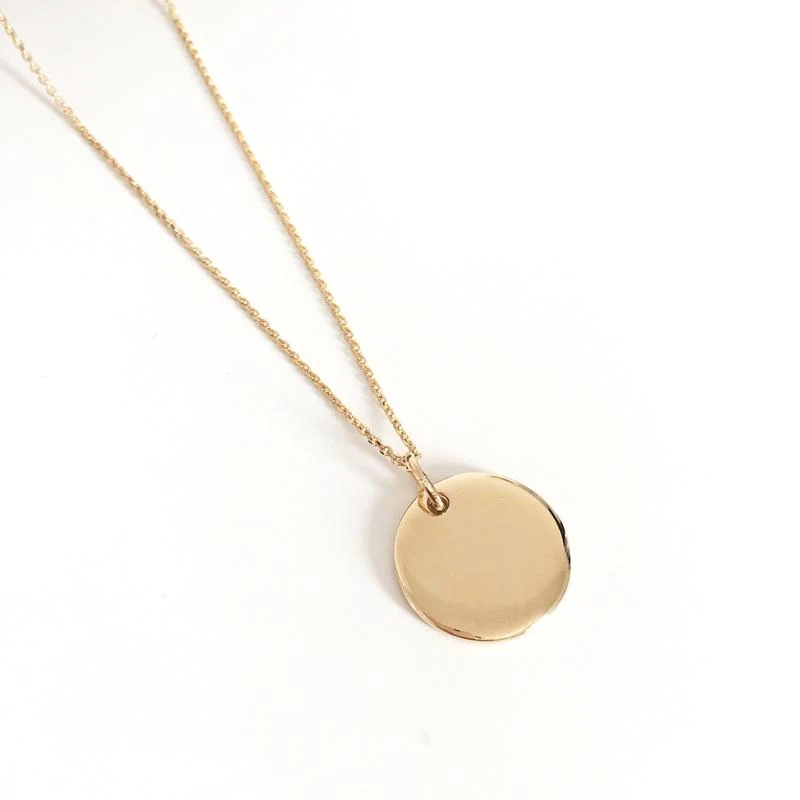 Collier "Médaillon" plaqué or