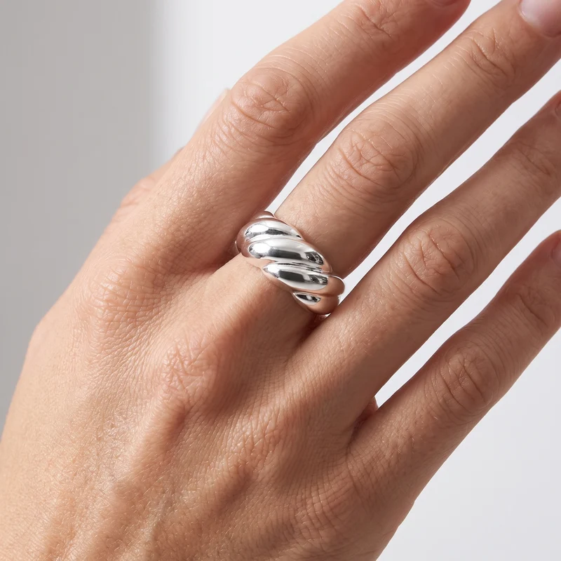 Bague Torsade