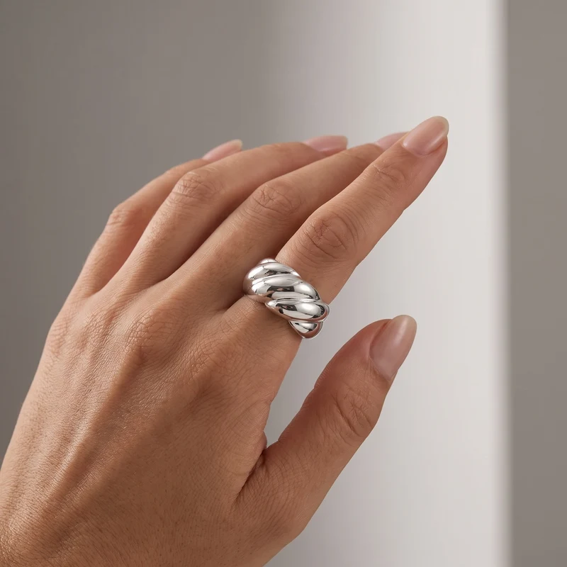 Bague Torsade