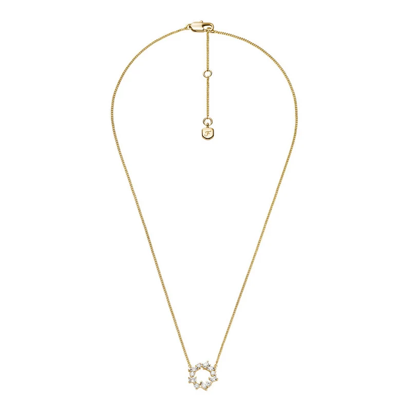 Fossil Ellis Brass Women's Necklace JA7295710