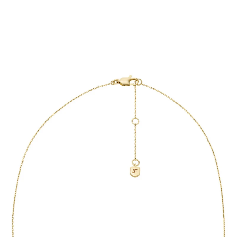 Fossil Ellis Brass Necklace JA7287710