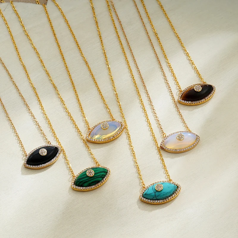 Collier Œil Malachite