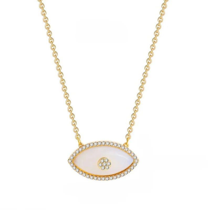Collier Œil Pierre Naturelle
