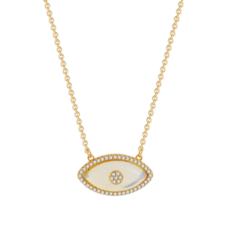 Collier Œil Pierre Naturelle