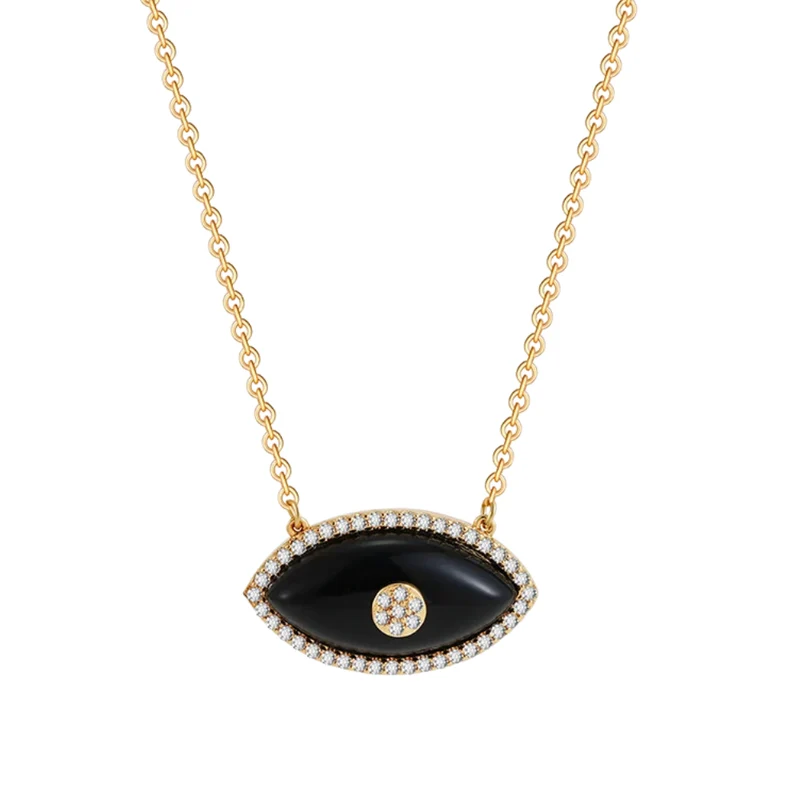 Collier Œil Pierre Naturelle