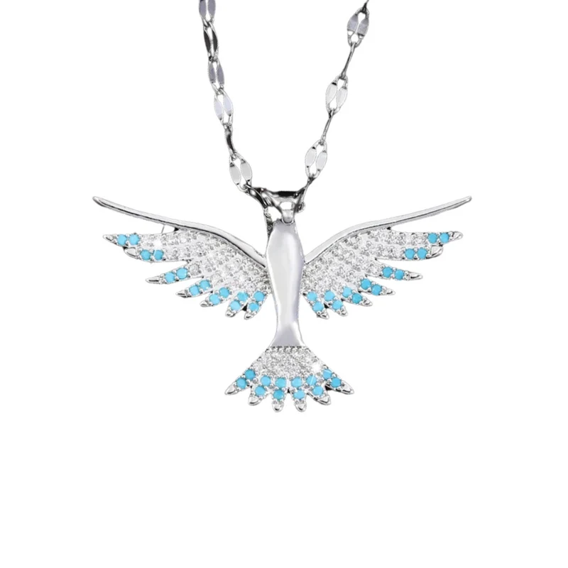 Collier Phœnix Bleu