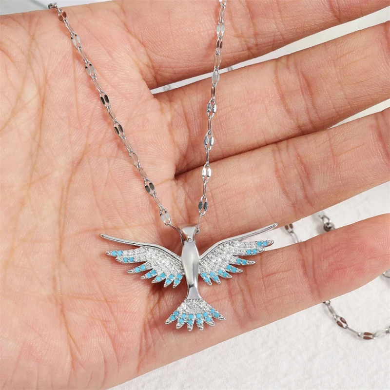 Collier Phœnix Bleu