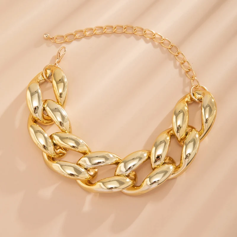 Collier Grosse Maille Or