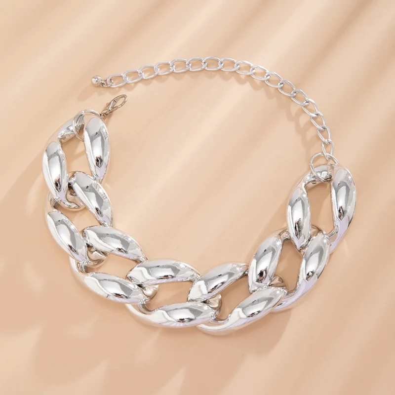 Collier Grosse Maille Argent