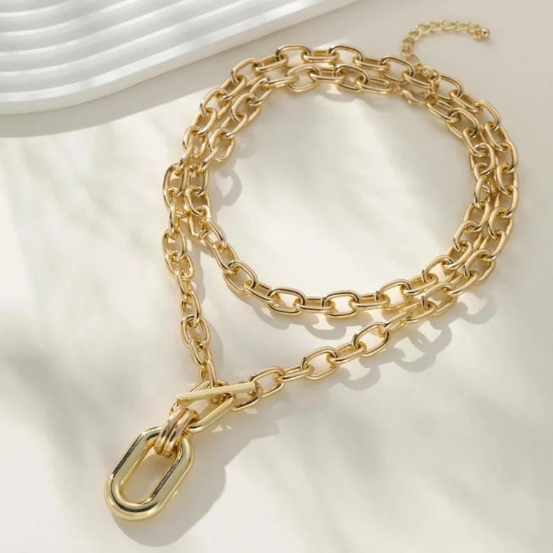 Double Collier Grosse Maille