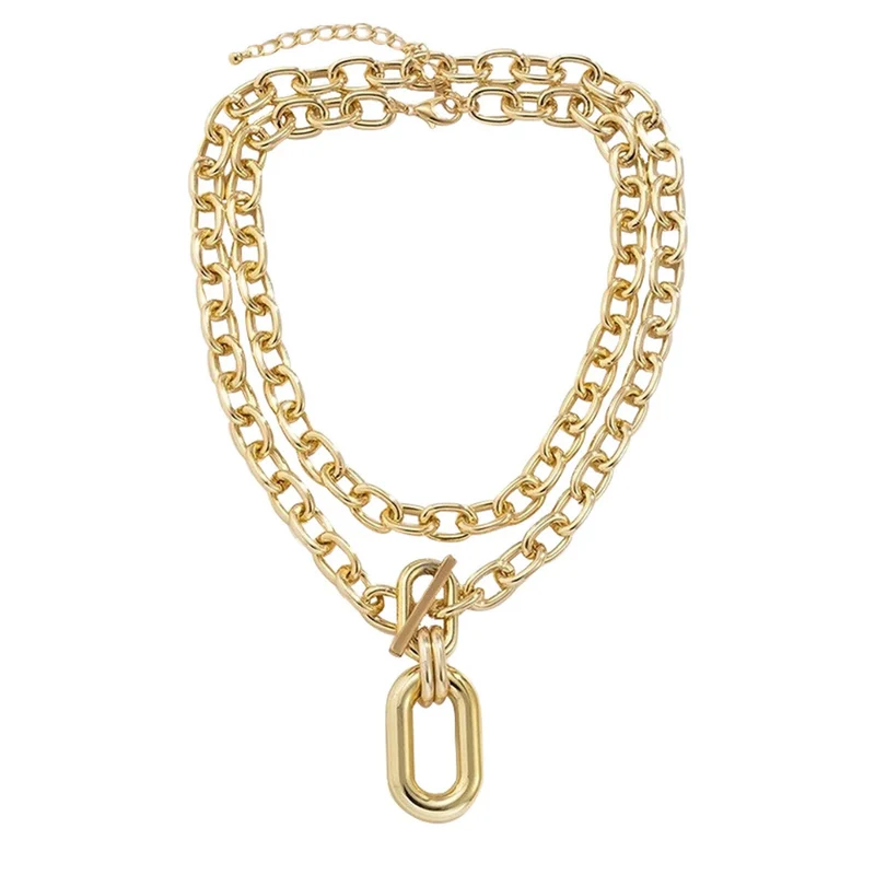 Double Collier Grosse Maille