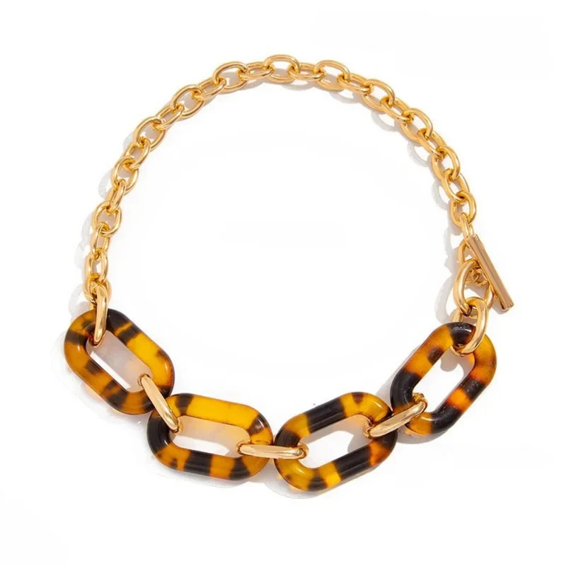 Collier Grosse Maille Écaille