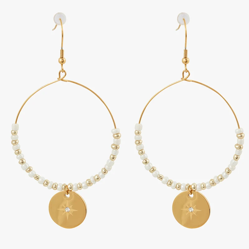 Boucles d'oreilles acier inoxydable