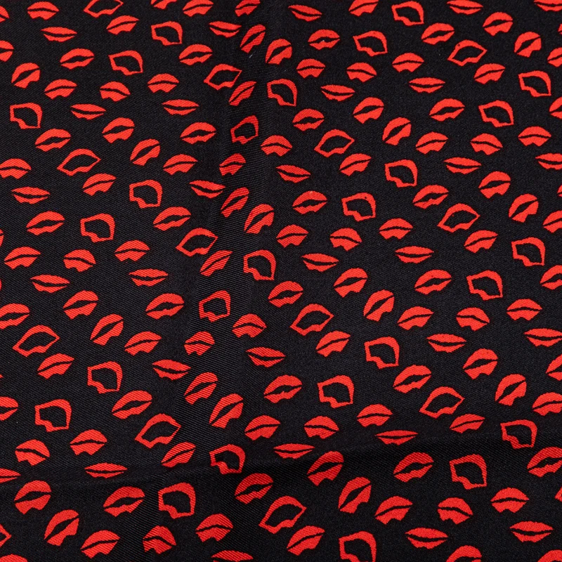 Foulard noir en soie G-Love
