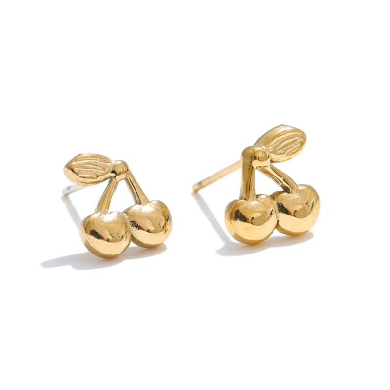 Boucles d'Oreilles Cerise Puces