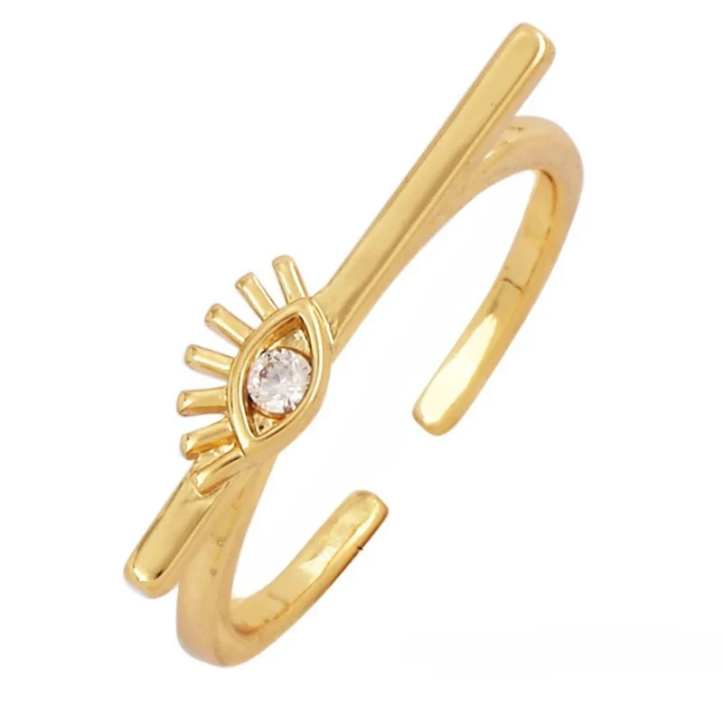 Bague Œil Barre