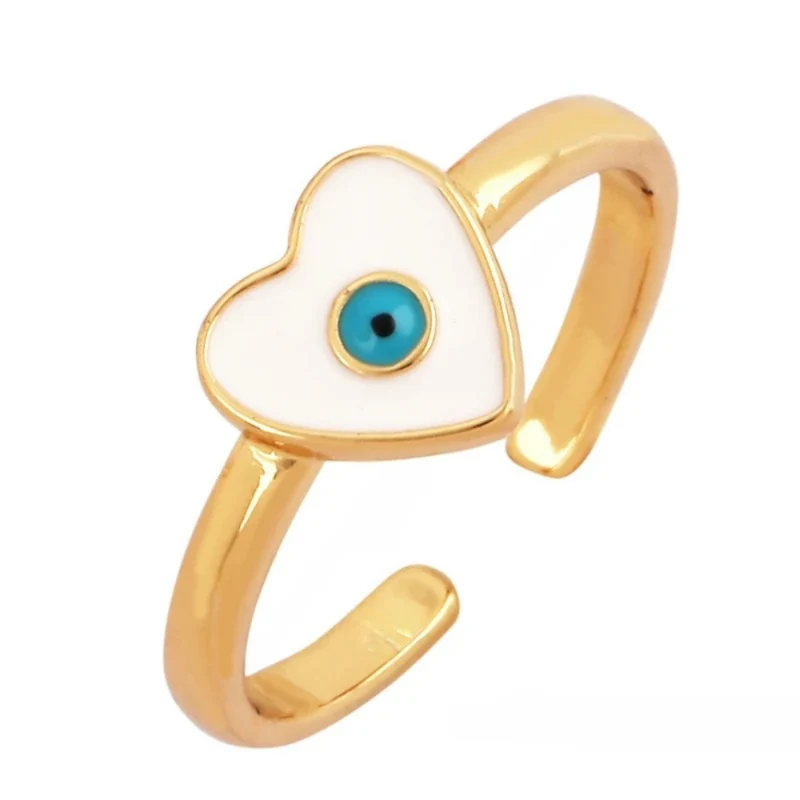 Bague Cœur Œil Grec