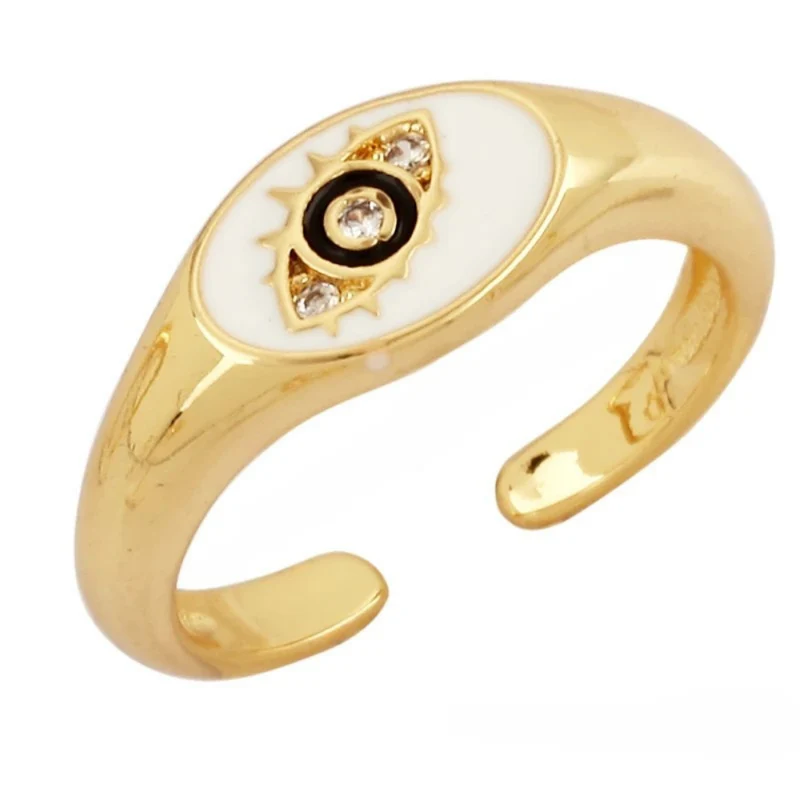 Bague Chevalière Œil Grec