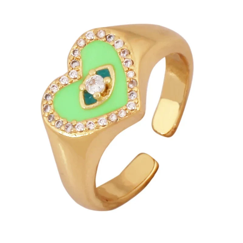 Bague Chevalière Cœur Œil
