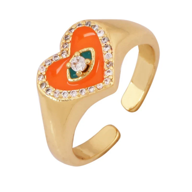 Bague Chevalière Cœur Œil