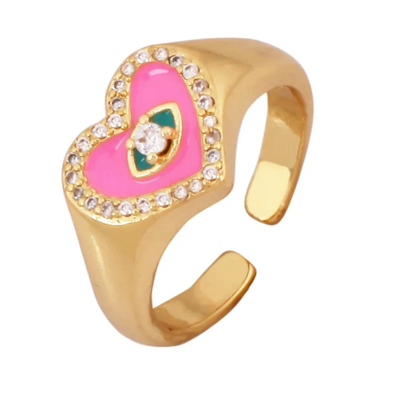 Bague Chevalière Cœur Œil