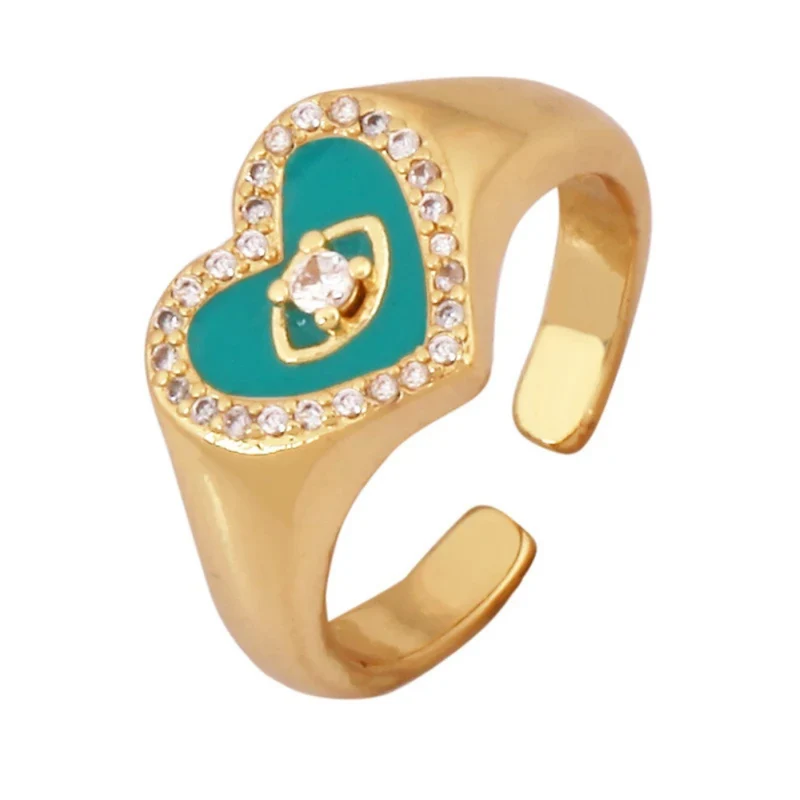 Bague Chevalière Cœur Œil